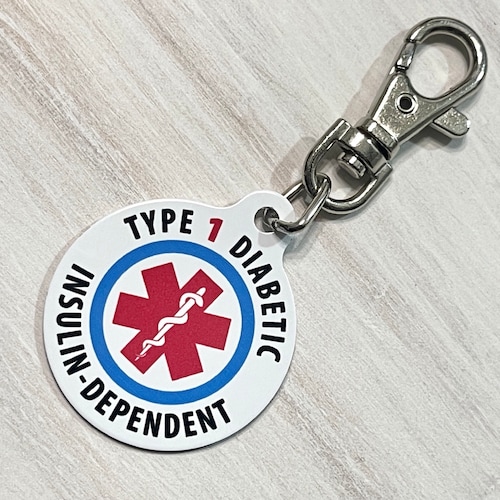 Diabetic Medical Alert Diabetic ID Tag Type 1 Medical Alert Etsy