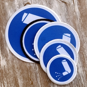 Asthma Inhaler Inside Patch | Medical / Allergy Alert Badge |  Pouch, Case, Holder, Backpack Sew on Patches