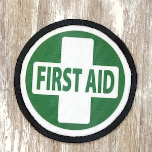 Emergency Preparedness GREEN First Aid Patch for Medical Bag, Pouch