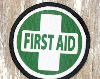 Emergency Preparedness GREEN First Aid Patch for Medical Bag, Pouch