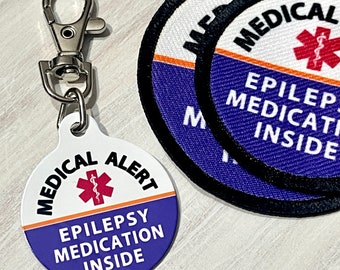 Epilepsy Medicine Inside Tag | Medical Alert, Personalized