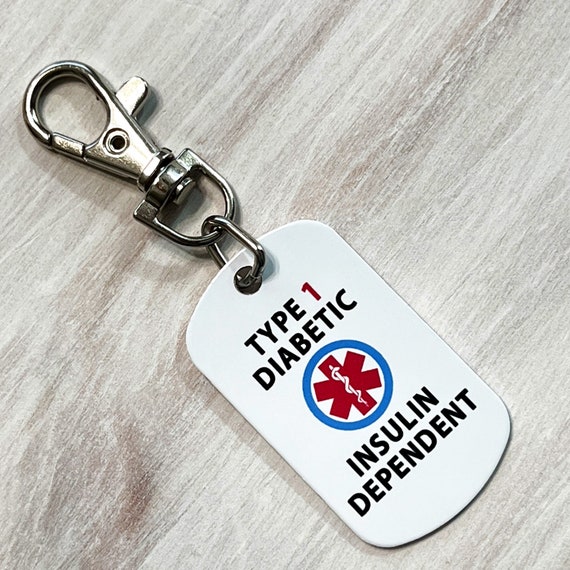 Diabetic alert dog tags discount