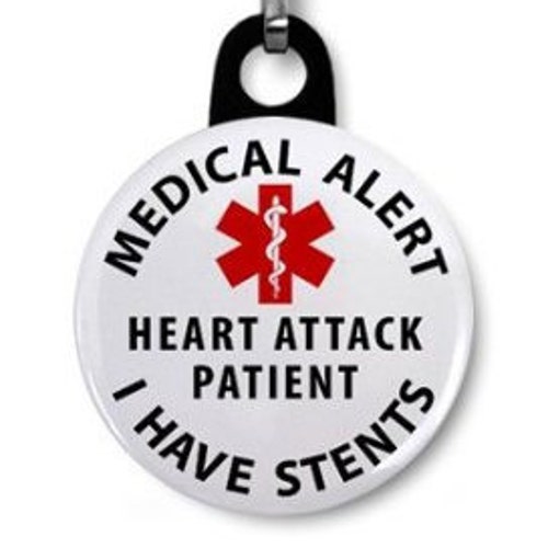 Medical Alert Heart Patient Keychain Fob Zipper Pull Charm I Etsy