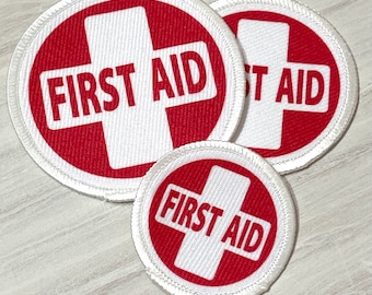 First Aid Patch | Medic Bag, Kit, Pouch | Sew-on or Hook Back