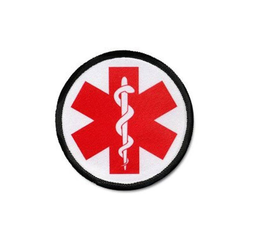 RED SYMBOL Medical Alert Symbol Sewon Patch Choose Size & Etsy