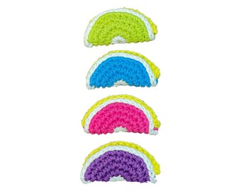 Catnip or Jingle Bell Fruit Slices- Set of 4 - Choose Your Colors