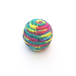 Spiral Squeaker Dog Ball Toy - Choose Your Color