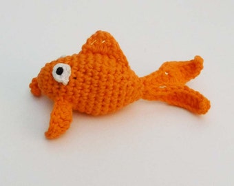 Jingle Bell Goldfish Cat Toy - Choose Your Color