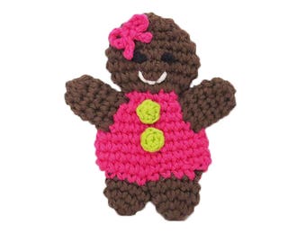 Catnip Gingerbread Lady Cat Toy - Choose Your Color