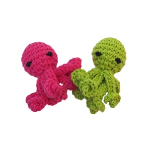Mini Rattle Octopus Cat Toys with Long Squiggly Legs - Choose Your Colors
