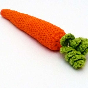 Large Catnip, Jingle Bell or Rattle Carrot Toy with Curlicue Stems - Choose Your Color