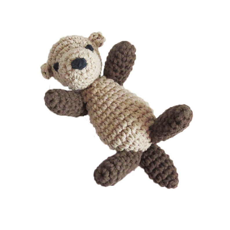 Squeaky Otter Dog Toy Choose Your Colors Etsy