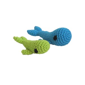 Squeaky Whale Dog Toy Choose Your Color image 6