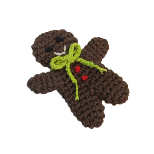 Squeaker Gingerbread Man Tiny Dog Toy - Choose Your Colors