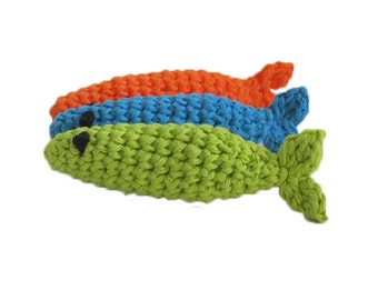 Catnip Sardine Cat Toys - Set of 3