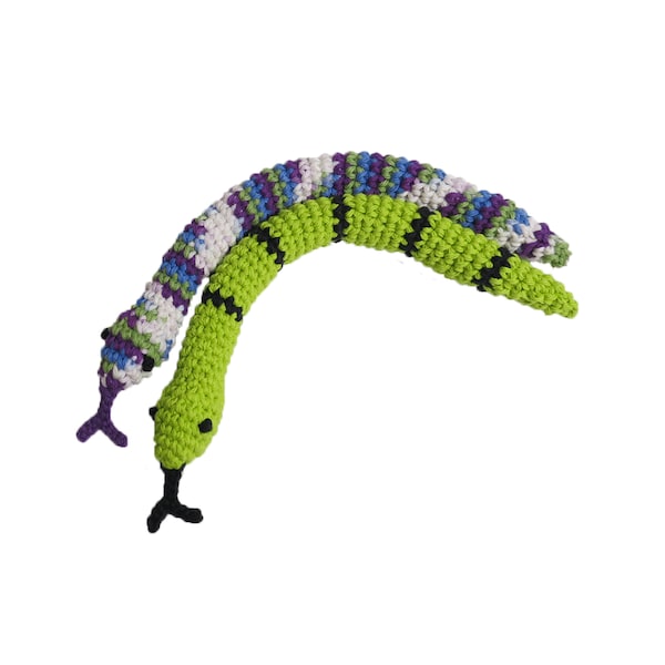 Small Kitty Jingle Bell Snake Cat Toy - Choose Your Color