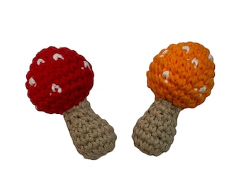 Mushroom Squeaker Dog Toys - Choose Your Colors