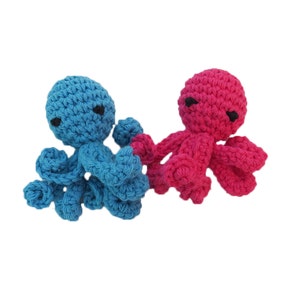 Mini Catnip Octopus Cat Toys with Long Squiggly Legs - Choose Your Colors