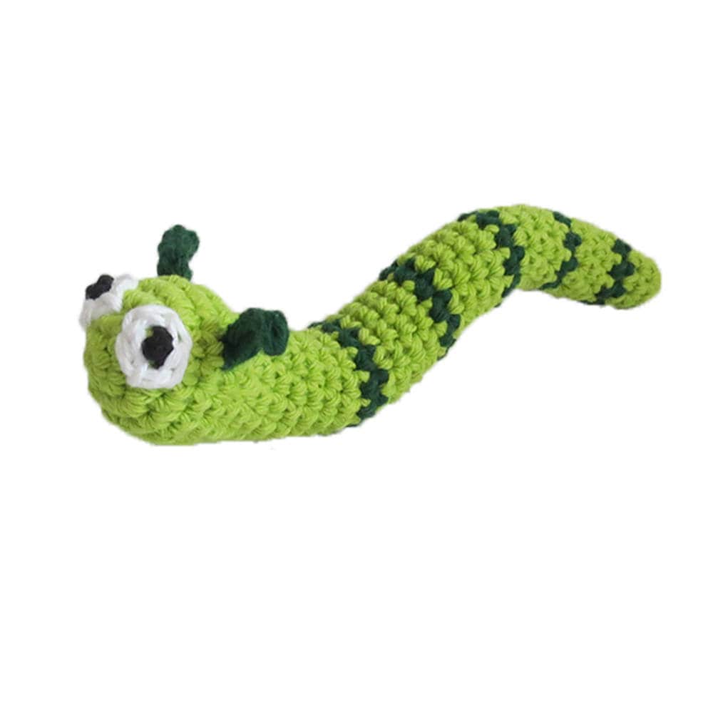 cat toy worm