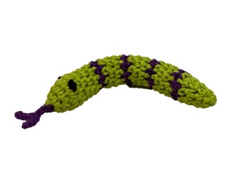 Mini Kitty Jingle Bell Snake Cat Toy - Choose Your Color