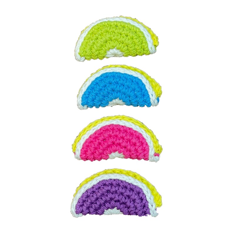 Catnip or Jingle Bell Fruit Slices Set of 3 Choose Your Colors image 7