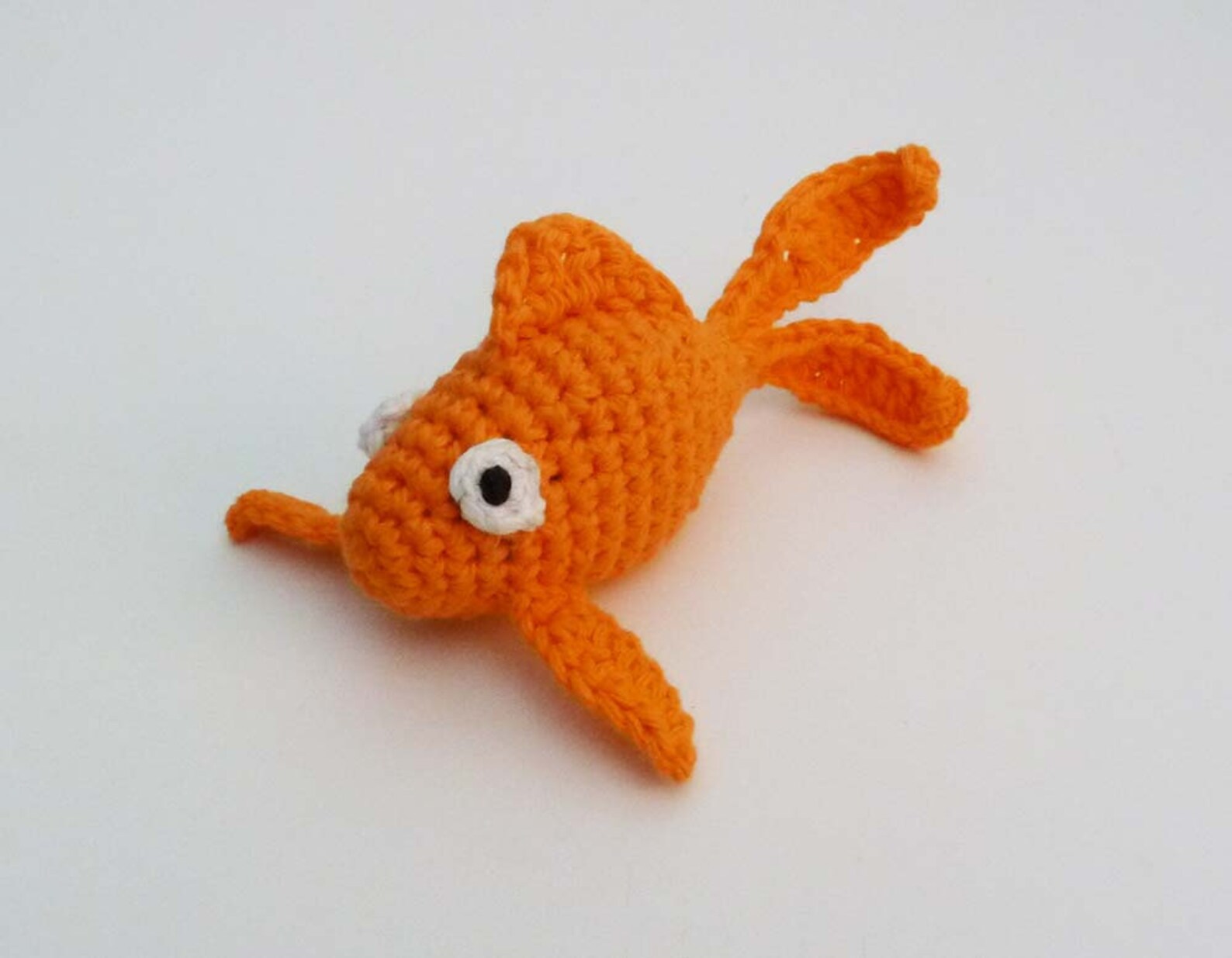 Jingle Bell Goldfish Cat Toy Choose Your Color Etsy