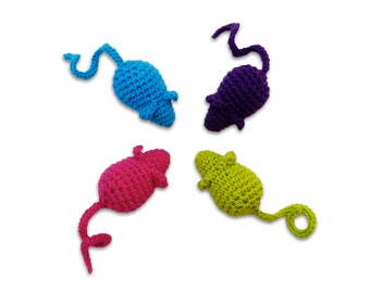 Kitty Catnip Mice Cat Toys - Set of 4