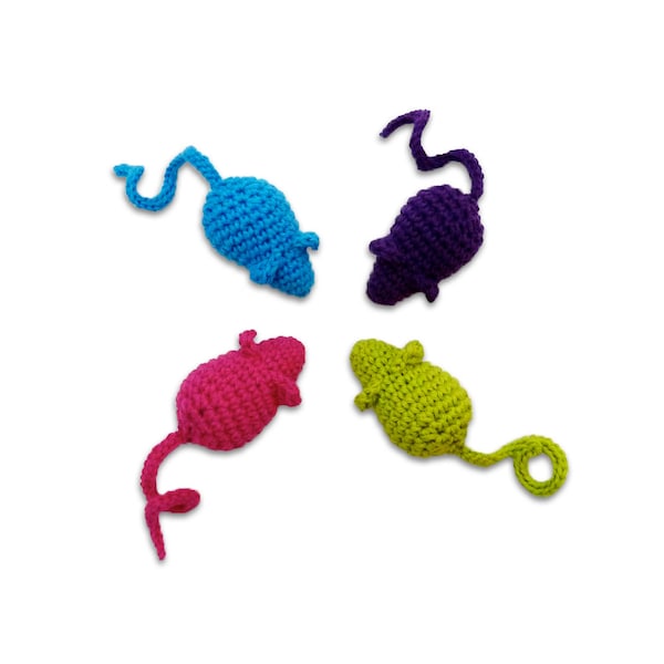 Kitty Catnip Mice Cat Toys - Set of 4
