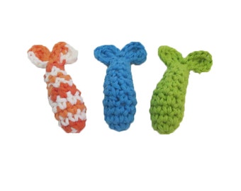 Catnip Shrimp Cat Toy - Set of 3