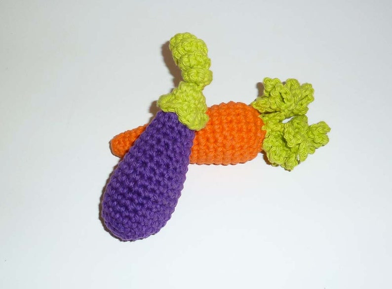 Small Dog Squeaker Eggplant Dog Toy Etsy