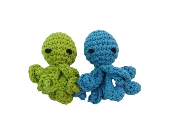 Mini Jingle Bell Octopus Cat Toy avec de longues pattes ondulées - Choisissez vos couleurs
