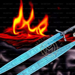 Moonlight Greatsword Replica: 39&quot; Full Metal Cosplay Sword with Sheath