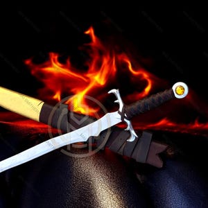 Handmade Fantasy Blade with Sheath | Heroic Replica Sword | By Mai Smithery