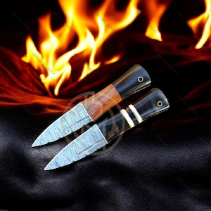 Schottisches Dirk-Messer Handgefertigtes Sgian Dubh-Messer mit handgefertigter Lederscheide Bestes Geschenk