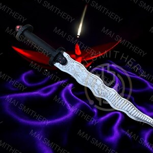 Excalibur Sword Once Upon A time Killian Jones Emma Swan Engraved With Scabbard image 3
