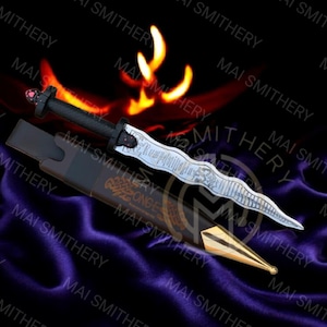 Excalibur Sword Once Upon A time Killian Jones Emma Swan Engraved With Scabbard Dark One Dagger