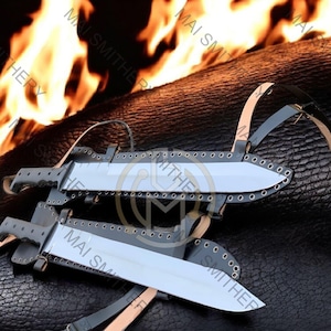Hand forged High Carbon Steel Machete With Sheath