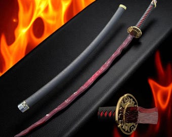 Rivers of Blood Inspired Fantasy Katana Prop | Elden-Style Collectible Display Piece