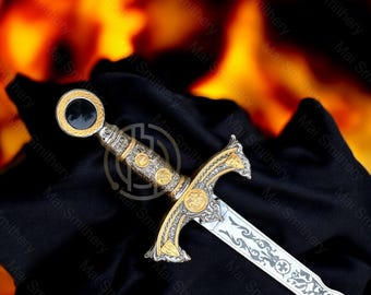 Once Upon A time Killian Jones Emma Swan Engraved With Scabbard