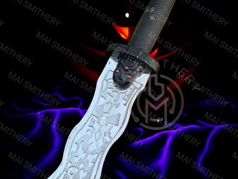 Excalibur Sword Once Upon A time Killian Jones Emma Swan Engraved With Scabbard image 5