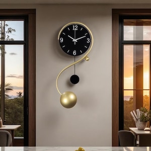 Nordic Minimalist Wall Clock: Modern Silent Quartz Home Decor