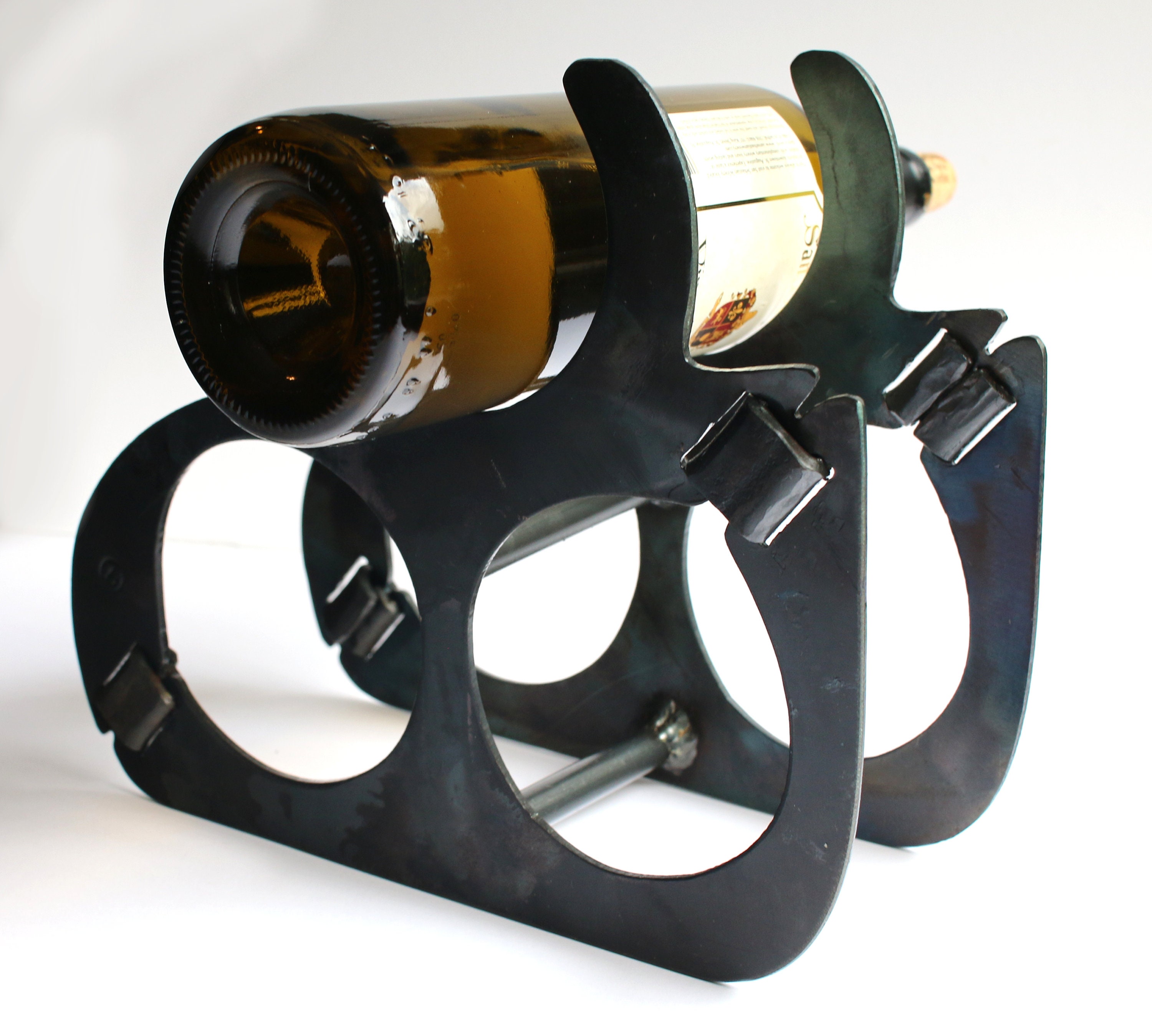 Welded Wine Rack Etsy Canada