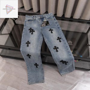 Chrome Hearts クロスパターン ワイドレッグデニム L Chrome Hearts クロスパターン ワイドレッグデニム L Chrome