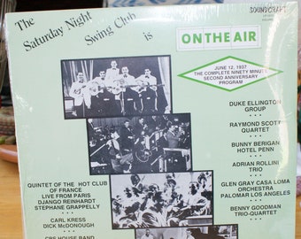 The Saturday Night Swing Club Is On The Air - Volume I Vinyl Record Album Sealed Soundcraft  Radio recording LP 1013