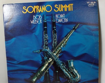 Bob Wilber and Kenny Davern -Soprano Summit Vinyl Record Album ,World Jazz Records WJLP-S-5