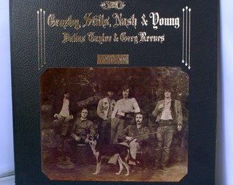 Crosby Stills Nash & Young  Déjà VuLP, Vinyl Album, Atlantic SD 7200  Gatefold Textured cover embossed