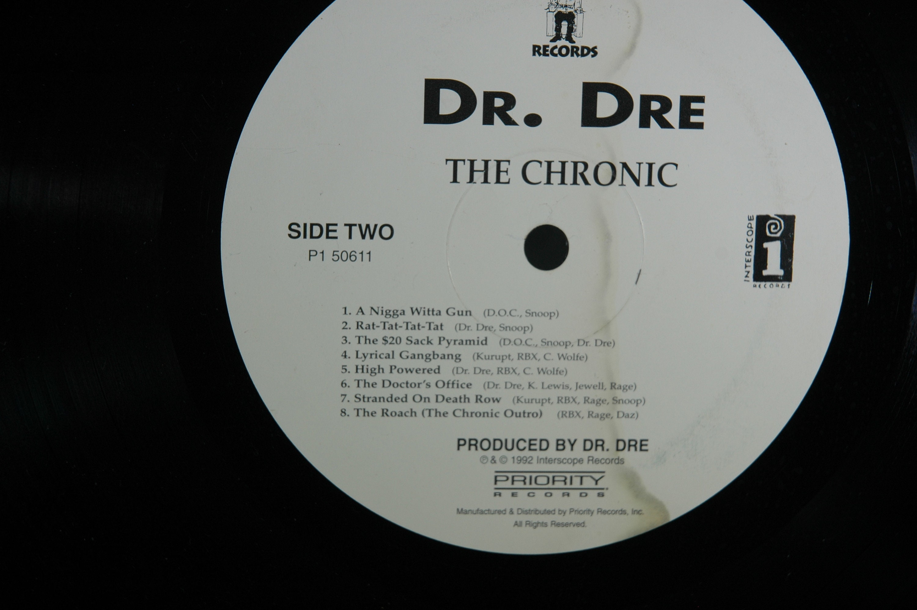 Dr. Dre - The Chronic '96 LP US Reissue (CAT# P1 50611)!VG+/