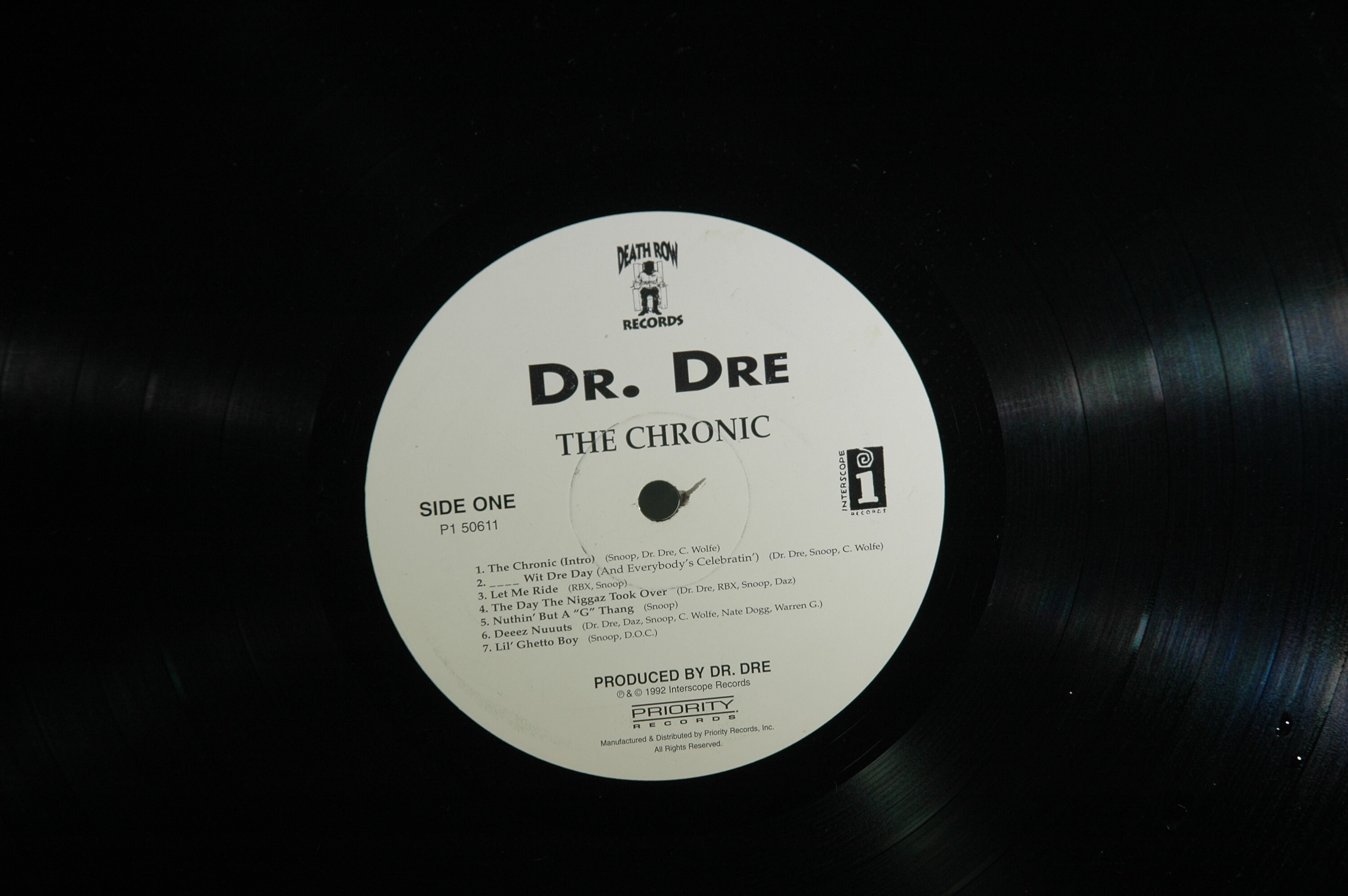 Dr. Dre - the Chronic LP, Vinyl Record Album, Death Row