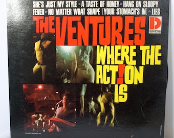 The Ventures  Where The Action Is Vinyl Album, Mono, Dolton Records BLP-2040