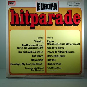 Orchester Udo Reichel, The Hiltonaires , Europa Hitparade , Europa E 499 West German Pressing, Hit parade